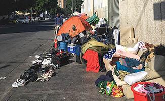 homeless on street