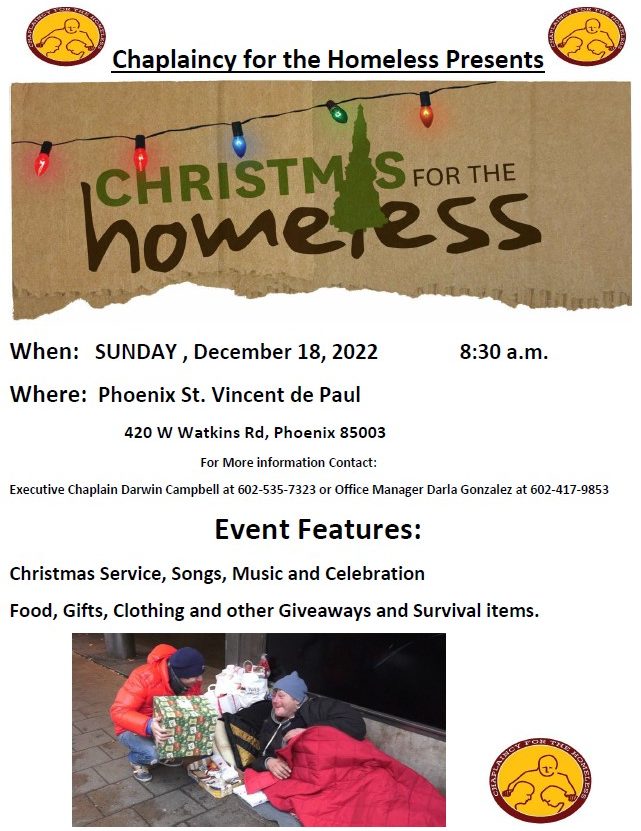 Christmas for the homeless event in phoenix az